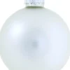 Weihnachtskugeln silber matt und glänzend D 7 cm 8 St. Weihnachtskugeln & -Anhänger