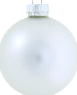 Weihnachtskugeln silber matt und glänzend D 7 cm 8 St. Weihnachtskugeln & -Anhänger