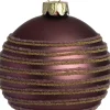 Weihnachtskugel Rathdrum lila D 8 cm Weihnachtskugeln & -Anhänger