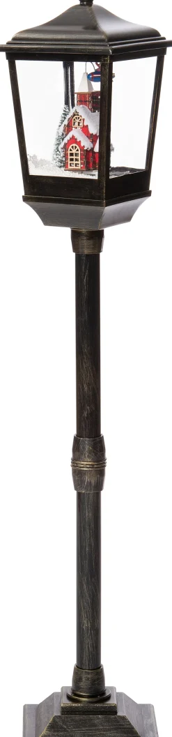 Outlet Weihnachtslaterne Haus mit LED-Beleuchtung 20 x 20 x 120 cm Weihnachtsleuchten