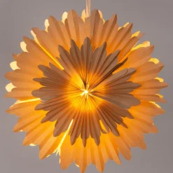 Discount Weihnachtsstern beleuchtet D 50 cm braun Weihnachtssterne