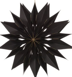 Hot Weihnachtsstern schwarz 50 x 7,5 x 50 cm Weihnachtssterne