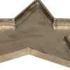 Weihnachtsteller Stern silber 24 x 1 x 24 cm Dekoschalen & -Teller