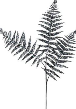 Sale Weihnachtszweig Bernt Farn schwarz 78 cm Weihnachtszweige & -Blumen