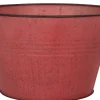 Best Zinkeimer Joeri rot D 39 H 20 cm Blumentöpfe & Pflanzgefäße