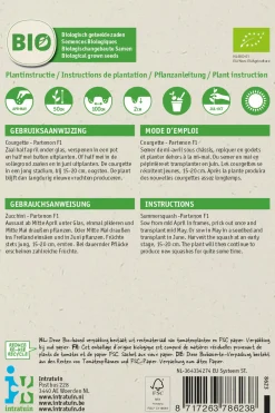 Discount Zucchini (Curcurbita pepo 'Partenon F1') (BIO) Samen Gemüsesamen|Saatgut