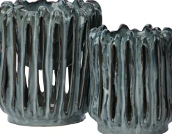 Clearance  Blumentopf Gyda grün D 19,3 H 22,5 cm Blumentöpfe & Pflanzgefäße|Blumentöpfe