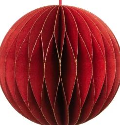 Sale  Weihnachtsbaumschmuck Kugel rot D 9 cm Weihnachtsdeko Zum Aufhängen