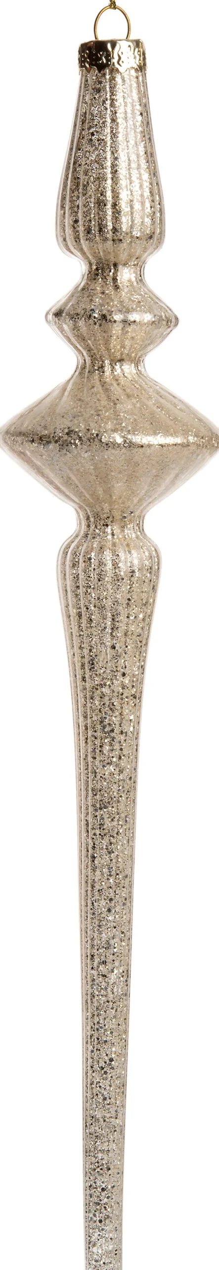 Weihnachtsbaumschmuck Elvina gold D 5 H 27 cm Weihnachtskugeln & -Anhänger