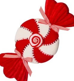 Sale  Weihnachtsbaumschmuck Candyline Bonbon weiß 36 x 18 x 9 cm Weihnachtsdeko Zum Aufhängen