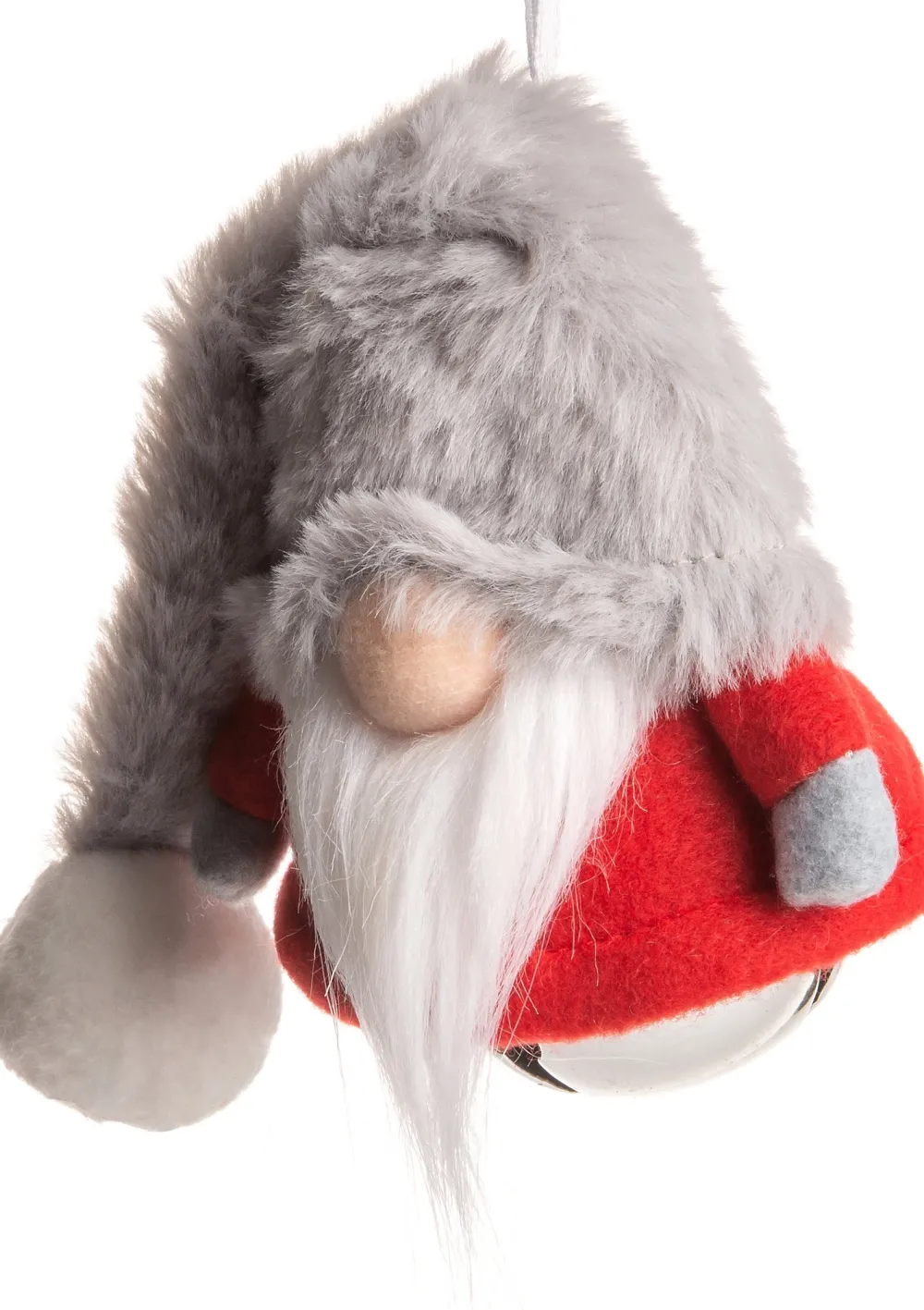 Best Weihnachtsbaumschmuck Wichtel mit Glocke grau 10 x 6 x 12 cm Weihnachtskugeln & -Anhänger