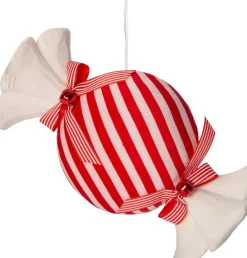 Discount  Weihnachtsbaumschmuck Candyline Bonbon weiß 16 x 16 x 37 cm Weihnachtsdeko Zum Aufhängen