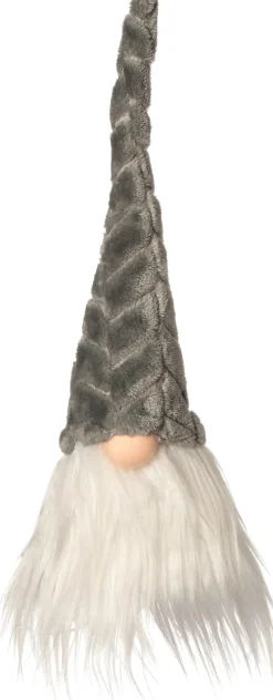 Best  Weihnachtsdeko Wichtel Billy grau 12 x 8 x 30 cm Weihnachtsfiguren & -Objekte