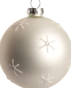  Weihnachtskugel Blyss Stern weiß D 8 cm Weihnachtskugeln & -Anhänger