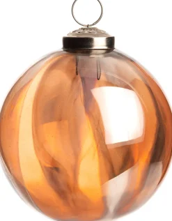 Best  Weihnachtskugel marmor kupfer D 8 cm Weihnachtskugeln & -Anhänger