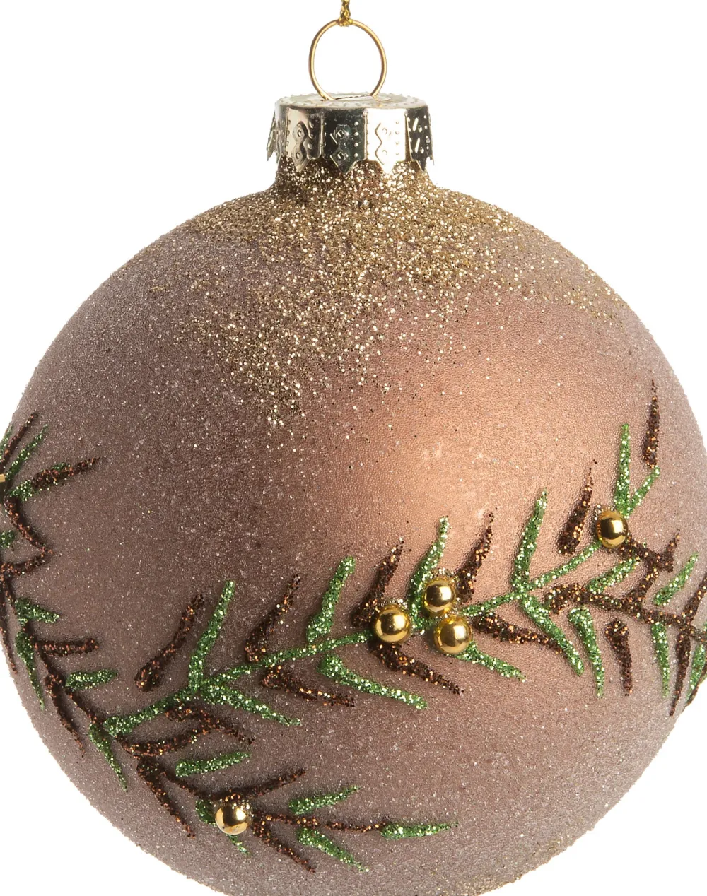 Weihnachtskugel Avril gold D 8 cm Weihnachtskugeln & -Anhänger