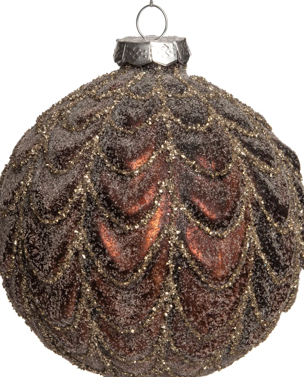 Weihnachtskugel Billi braun D 10 cm Weihnachtskugeln & -Anhänger