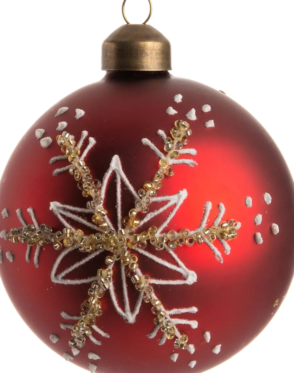 Weihnachtskugel Bess rot D 8 cm Weihnachtskugeln & -Anhänger