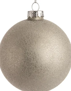  Weihnachtskugel Caren silber D 8 cm Weihnachtskugeln & -Anhänger