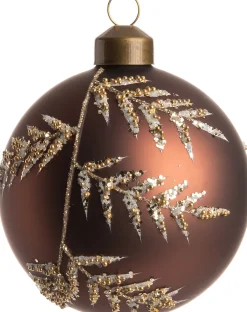 Best  Weihnachtskugel Dana braun D 8 cm Weihnachtskugeln & -Anhänger