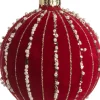 Best  Weihnachtskugel Inola rot D 8 cm Weihnachtskugeln & -Anhänger