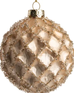  Weihnachtskugel Keri gold D 8 cm Weihnachtskugeln & -Anhänger