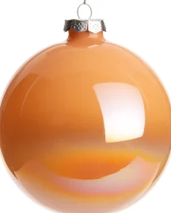 Best  Weihnachtskugel Lavia orange D 10 cm Weihnachtskugeln & -Anhänger