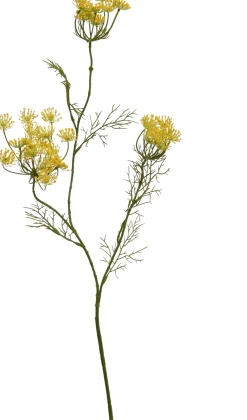 New Jasaco Kunstzweig Dill gelb 83 cm Künstliche Deko-Zweige