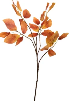 Jasaco Pure Kunstzweig Buche 66 cm orange Künstliche Deko-Zweige