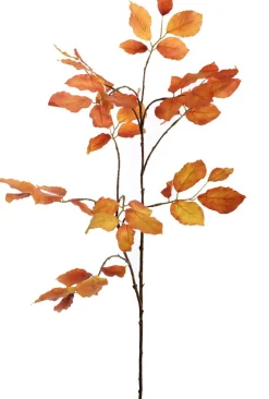 Best Jasaco Pure Kunstzweig Buche 100 cm orange Künstliche Deko-Zweige