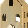 Online J-Line Teelichthalter Haus Caroline gold 10 x 8 x 17,5 cm Teelichthalter