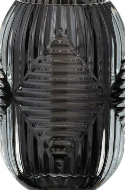 Discount J-Line Teelichthalter Line grau D 9 H 13 cm Teelichthalter