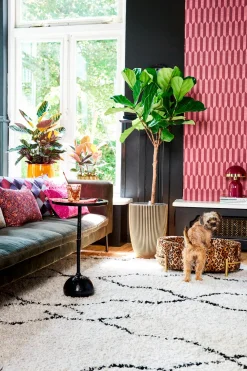 Hot J-Line Tischlampe braun D 20 H 30 cm Tischleuchten