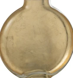 Online J-Line Vase Miki gold 24 x 5 x 24 cm Vasen & Krüge|Blumentöpfe & Pflanzgefäße