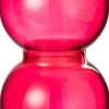 Sale J-Line Vase mit Kugeln rosa 8,5 x 8,5 x 30,5 cm Vasen & Krüge|Blumentöpfe & Pflanzgefäße