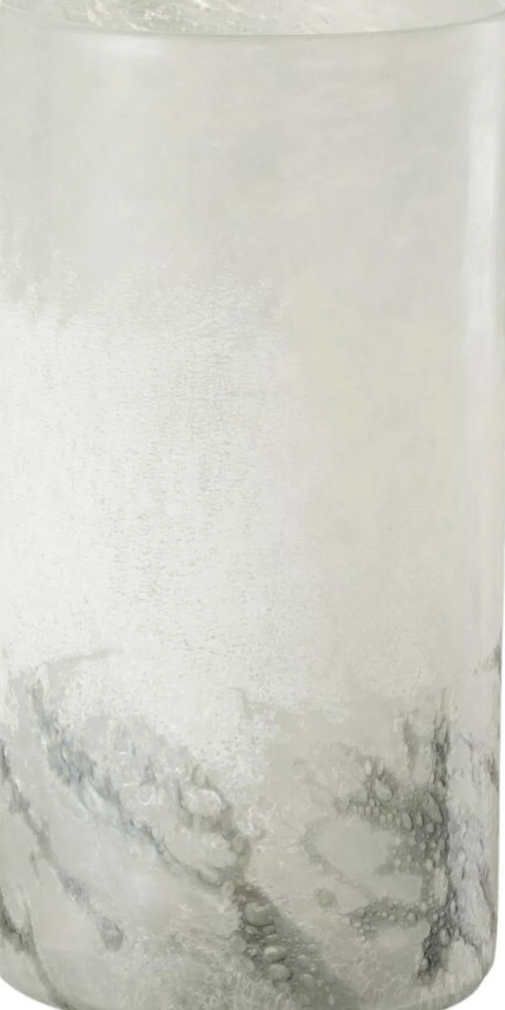 Clearance J-Line Vase Scavo grau D 15 H 29 cm Vasen & Krüge|Blumentöpfe & Pflanzgefäße