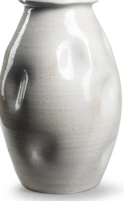 Clearance Jodeco Vase Dots beige D 23 H 30 cm Vasen & Krüge|Blumentöpfe & Pflanzgefäße