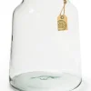 New Jodeco Vase Eddy transparent D 17 H 30 cm Vasen & Krüge|Blumentöpfe & Pflanzgefäße