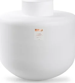 Discount Jodeco Vase Melanie weiß D 25 H 25,5 cm Vasen & Krüge|Blumentöpfe & Pflanzgefäße