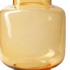 Online Jodeco Vase mit Fuß Marilyn orange D 19 H 30 cm Vasen & Krüge|Blumentöpfe & Pflanzgefäße