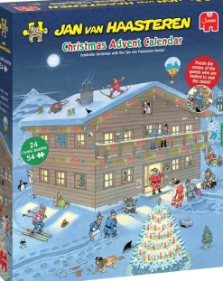 Outlet Jumbo Adventskalender Jan van Haasteren 36 x 30 x 7 cm Adventskalender