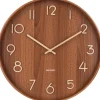 Hot Karlsson Wanduhr Pure natur 43 x 42 x 5 cm Uhren