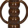 Outlet Kerzenständer Henque braun 10 x 4,5 x 21,5 cm Kerzenständer