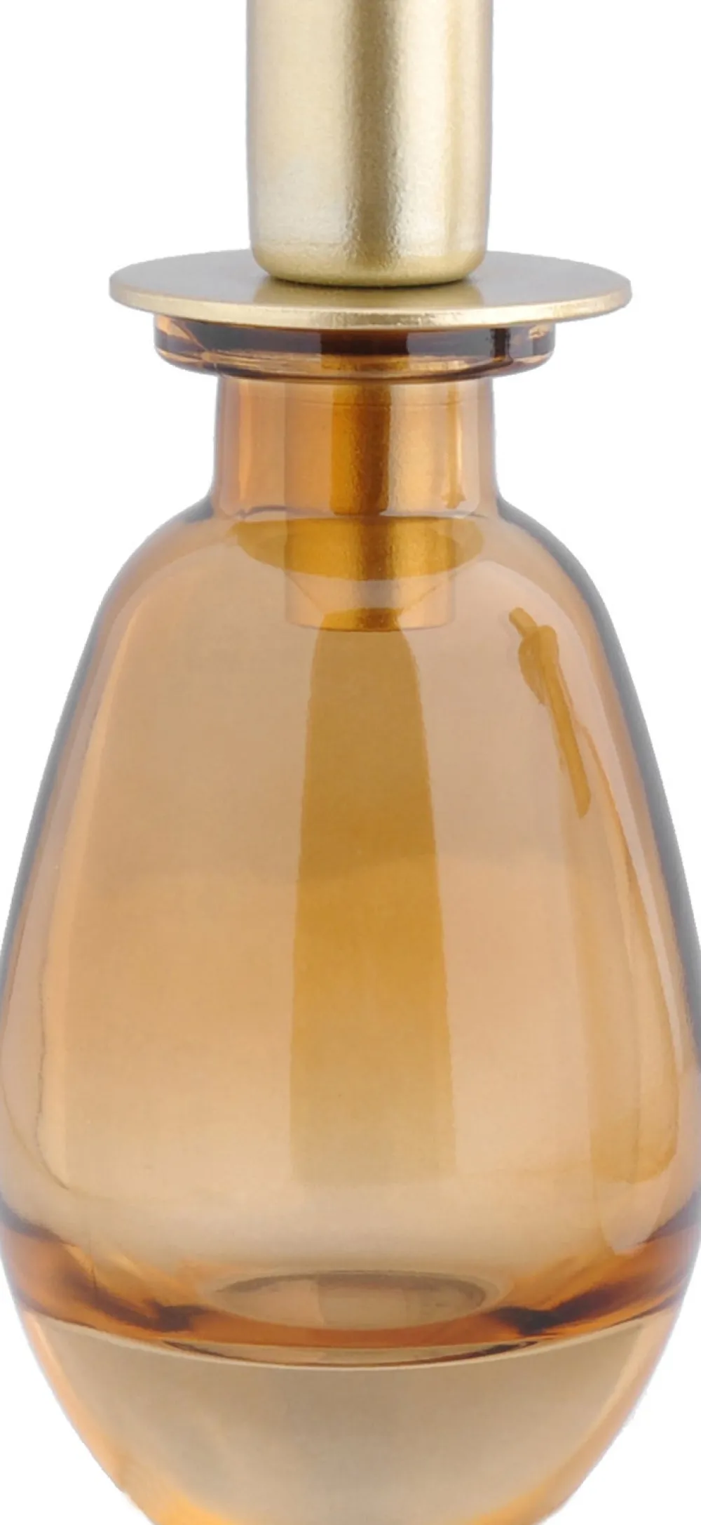 Best Kerzenständer Langford braun oval 7 x 7 x 15 cm Kerzenständer