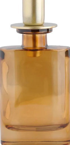 Hot Kerzenständer Langford braun rechteckig 7 x 7 x 15 cm Kerzenständer