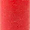 Best LED Kerze 'Rustik' mit Timer D 7,5 H 15 cm rot Led Kerzen
