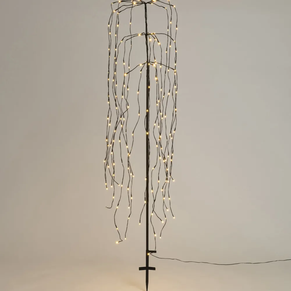 LED Lichterbaum 1,3 m warmweiß Weihnachtsfiguren (Außen)