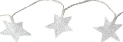 New Lichterkette Sterne 1,1 m LED warmweiß Motiv-Lichterketten