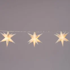 Sale Lichterkette Sterne klein 1,5 m mit 10 LEDs warmweiß Motiv-Lichterketten