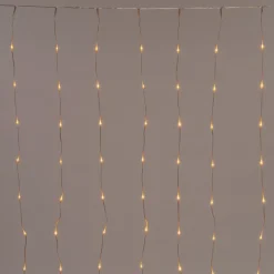 New Lichtervorhang mit 280 LEDs extra warm 200 x 140 cm Lichtervorhänge